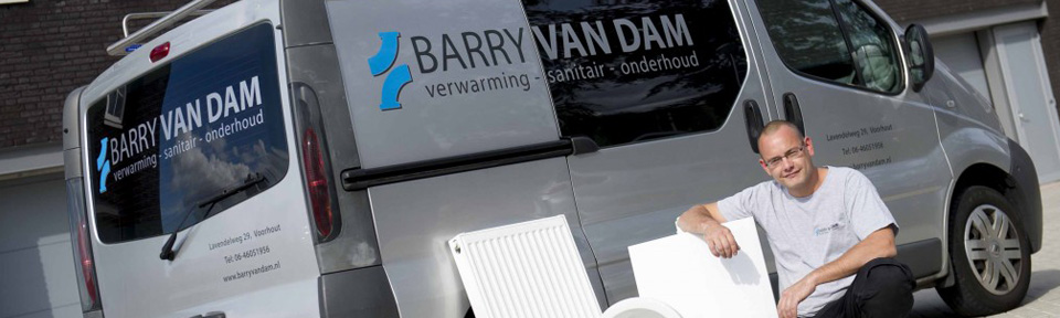 Barry van Dam verwarming sanitair onderhoud